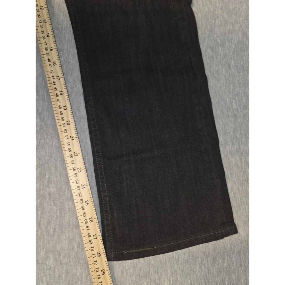 Levis 513 Slim Straight Jeans Mens 38x30 Charcoal Gray Denim 5-Pocket Pant